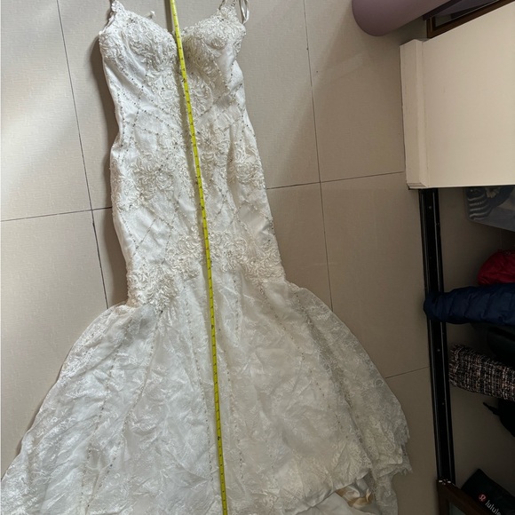 Signature by Justin Alexander White Lace Dress - Picture 9 of 14